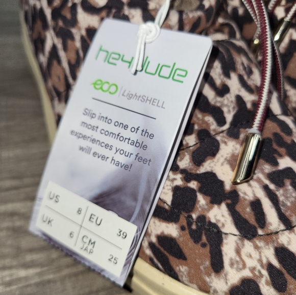 Hey Dude Womens Margot Eco Leopard Nut Size 8 Comfort Shoes Boots - Picture 5 of 7